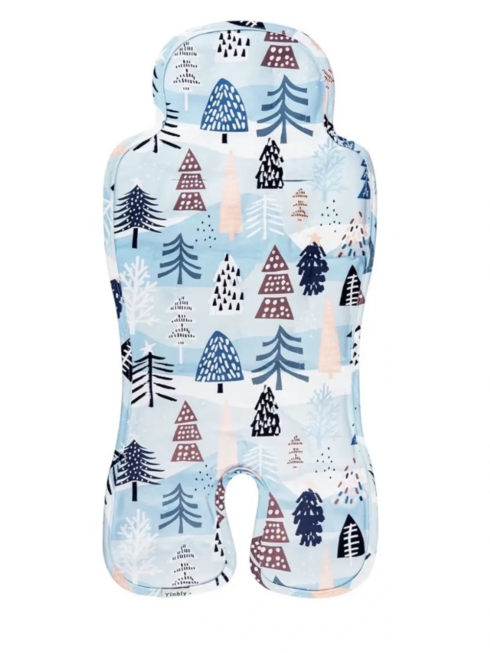 Summer Ice Seat Mat for Kids- Gray/Forest Print